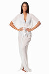 Long Kaftan-Style Robe And Beachwear Cover Up - La Moda Clothing