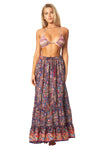 Boho Positano Inspired Floral Maxi Skirt - La Moda Boho Resort & Swimwear