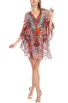 Buy Designer Silk Women's Kaftan Dress | Summer Resort or Swim Wear - Hot Boho Resort & Swimwear