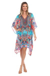 Designer Silk Bohemian Beachwear Kaftans - Hot Boho Resort & Swimwear