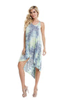 Multi Color Racerback Cover Up Dress - Hot Boho Resort & Swimwear
