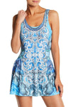 Multi Colored One-Piece Swimsuit / Monokini Beachwear, Resort Wear and Designer Swimwear - Hot Boho Resort & Swimwear