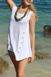 Women's Sleeveless Asymmetrical Tops - Women Loose Flowy Sleeveless Tank Tops - Hot Boho Resort & Swimwear